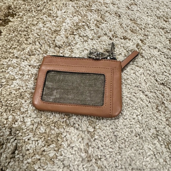 LODIS Luxury 1965 Ellie Series Leather Card & Coin Wallet Keychain NWOT - Picture 10 of 16